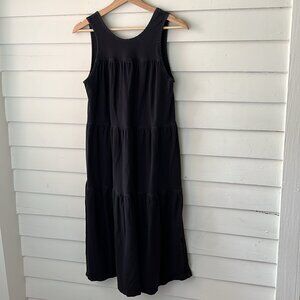 Everlane Weekend Tiered Dress - Black Small